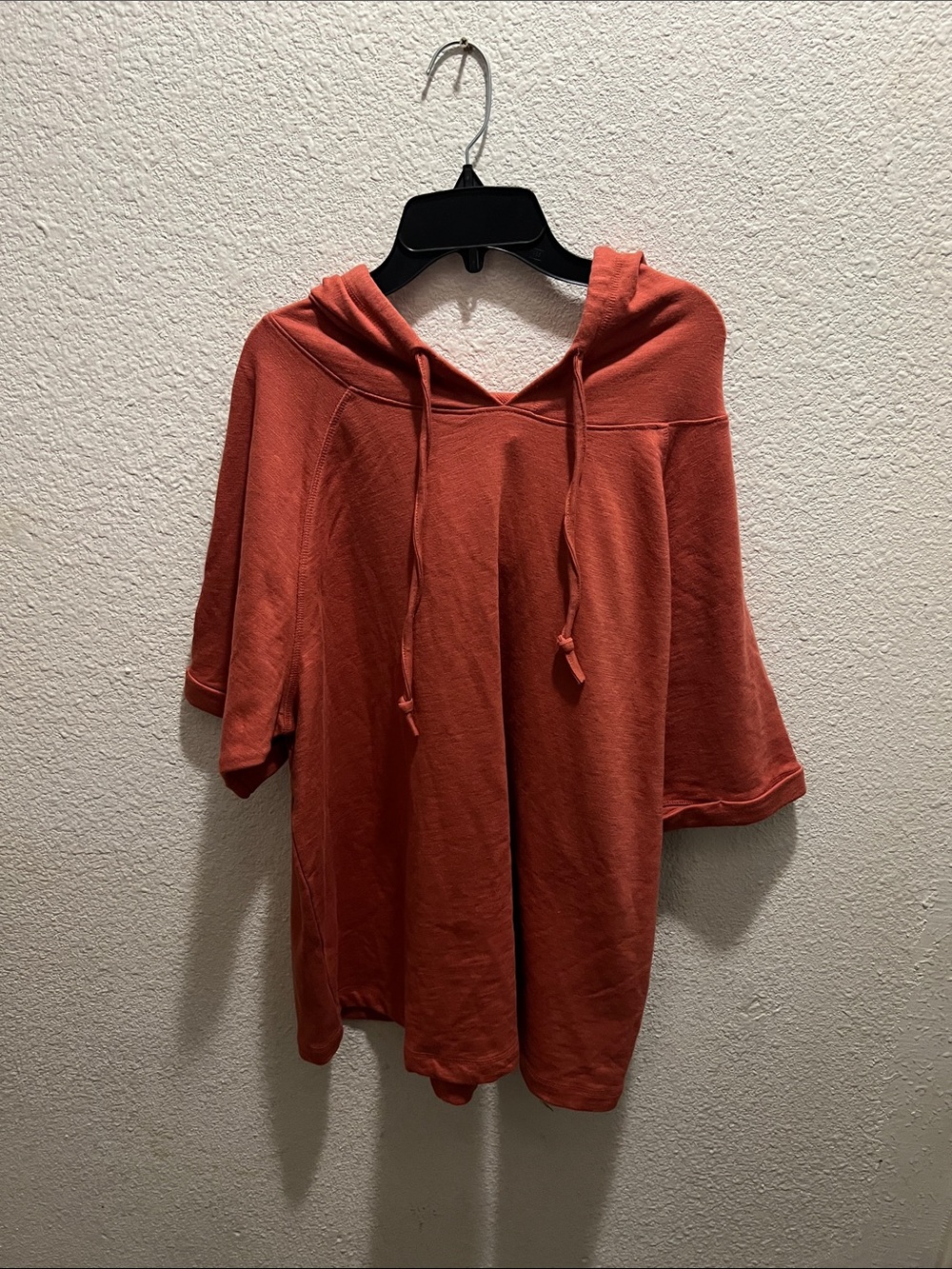 Natural Reflections Rust Orange Short-Sleeve Hoodie